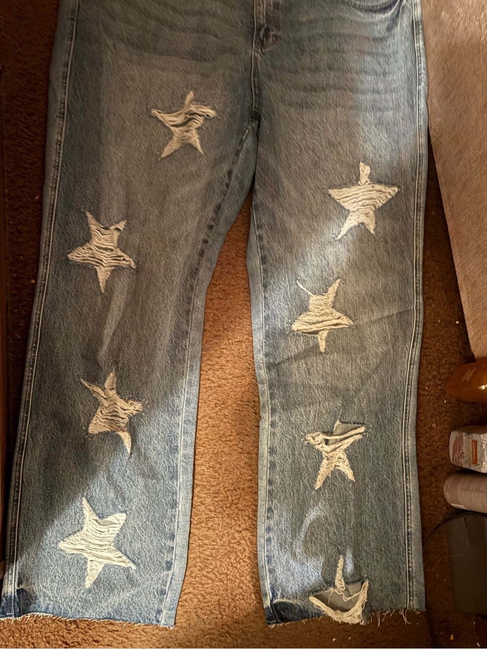 Judy Blue sz 22W new star distressed